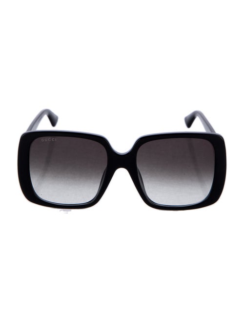 Gucci Interlocking G Logo Square Sunglasses