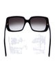 Gucci Interlocking G Logo Square Sunglasses