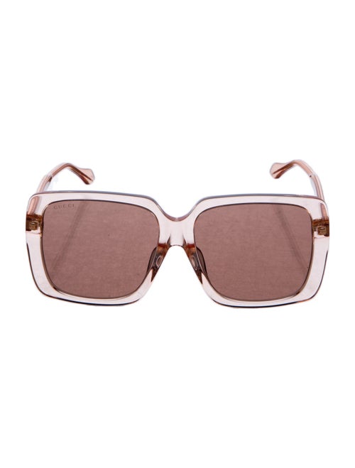 Gucci Interlocking G Logo Square Sunglasses