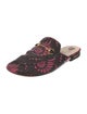 Gucci Horsebit Accent Printed Mules