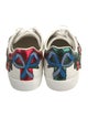 Gucci Web Accent Leather Sneakers