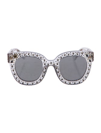 Gucci Interlocking G Logo Oversize Sunglasses