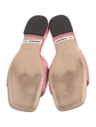 Gucci Double G Logo Leather Slides