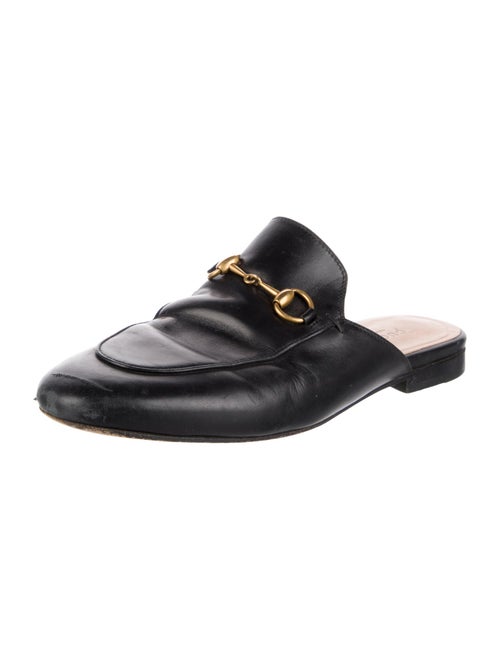 Gucci Horsebit Accent Leather Mules