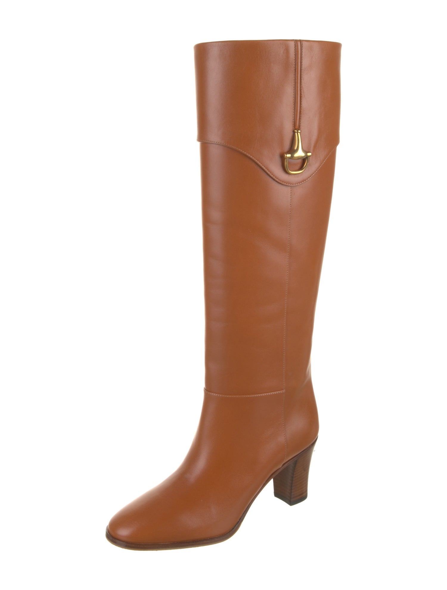 Gucci Leather Riding Boots