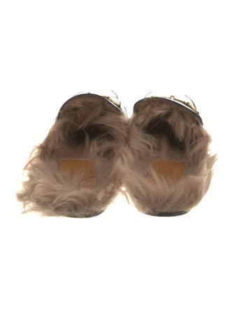 Gucci Horsebit Accent Patent Leather Mules