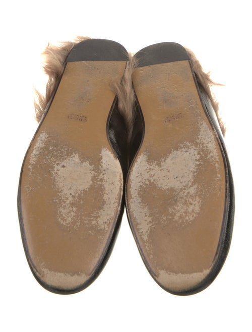 Gucci Horsebit Accent Patent Leather Mules