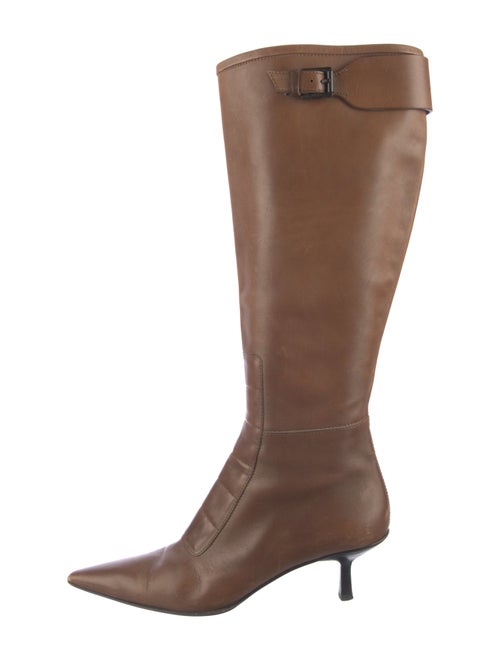 Gucci Leather Riding Boots