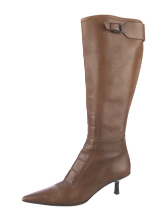 Gucci Leather Riding Boots