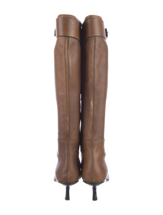 Gucci Leather Riding Boots