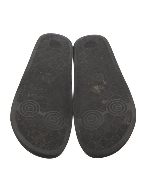Gucci Interlocking G Logo Rubber Slides