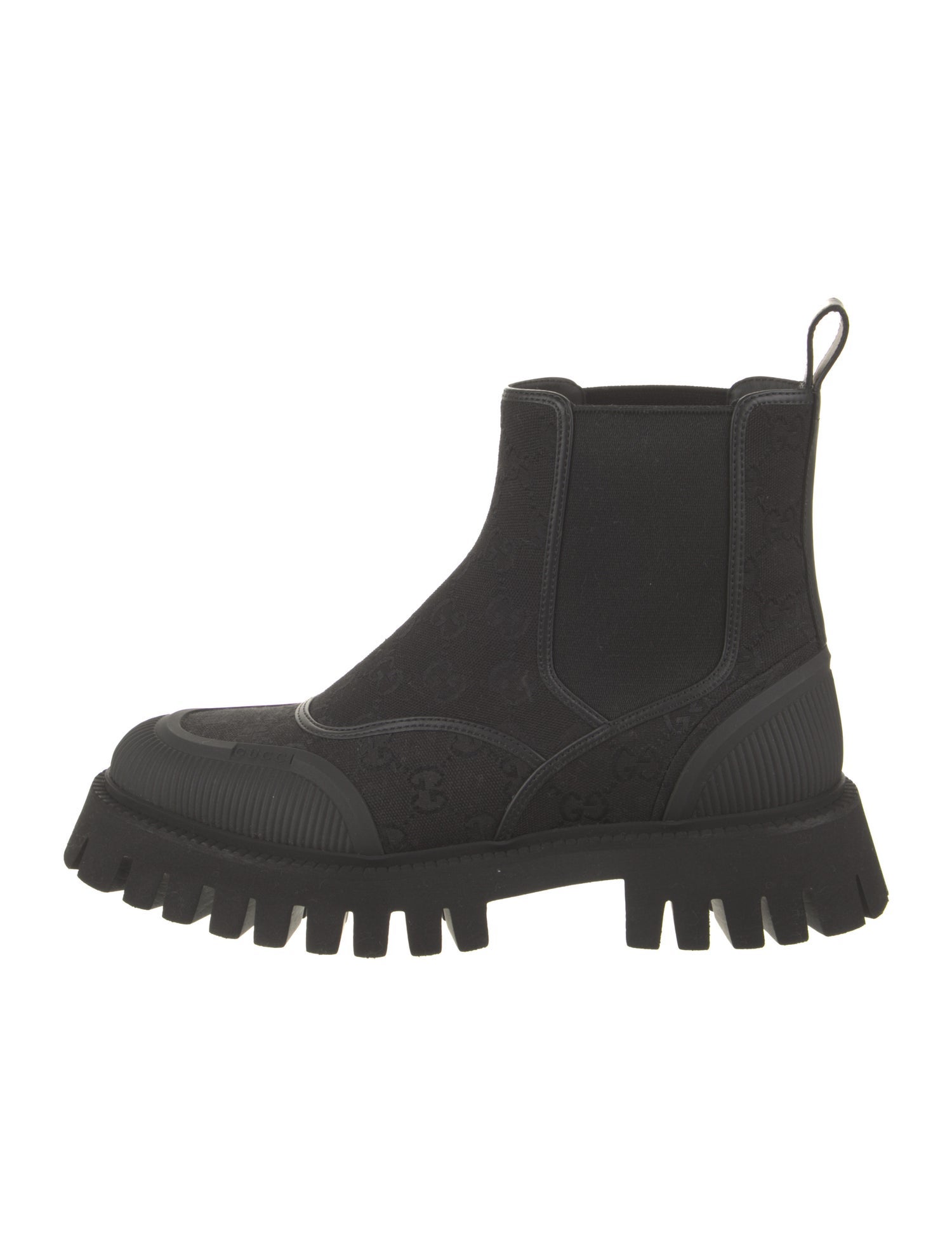 Gucci Canvas Chelsea Boots