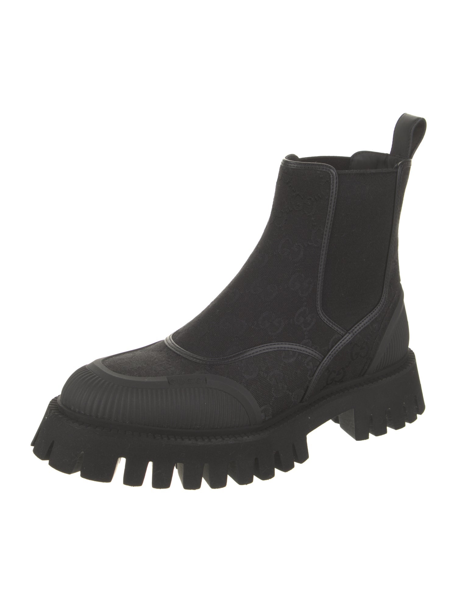 Gucci Canvas Chelsea Boots