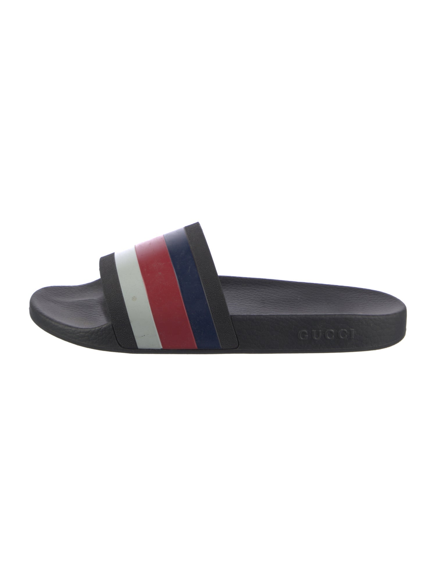 Gucci Rubber Striped Slides