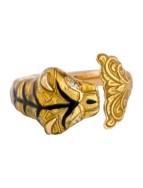 Gucci 18K Diamond Le Marché des Merveilles Ring