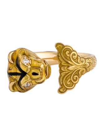 Gucci 18K Diamond Le Marché des Merveilles Ring