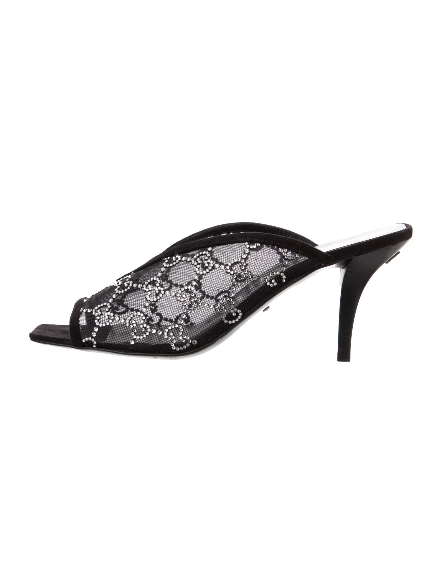 Gucci GG Logo Mesh Slides