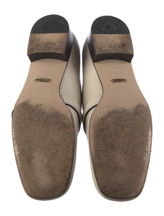 Gucci Double G Logo Leather Loafers