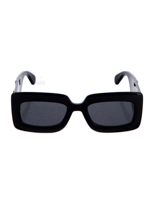 Gucci Double G Logo Square Sunglasses