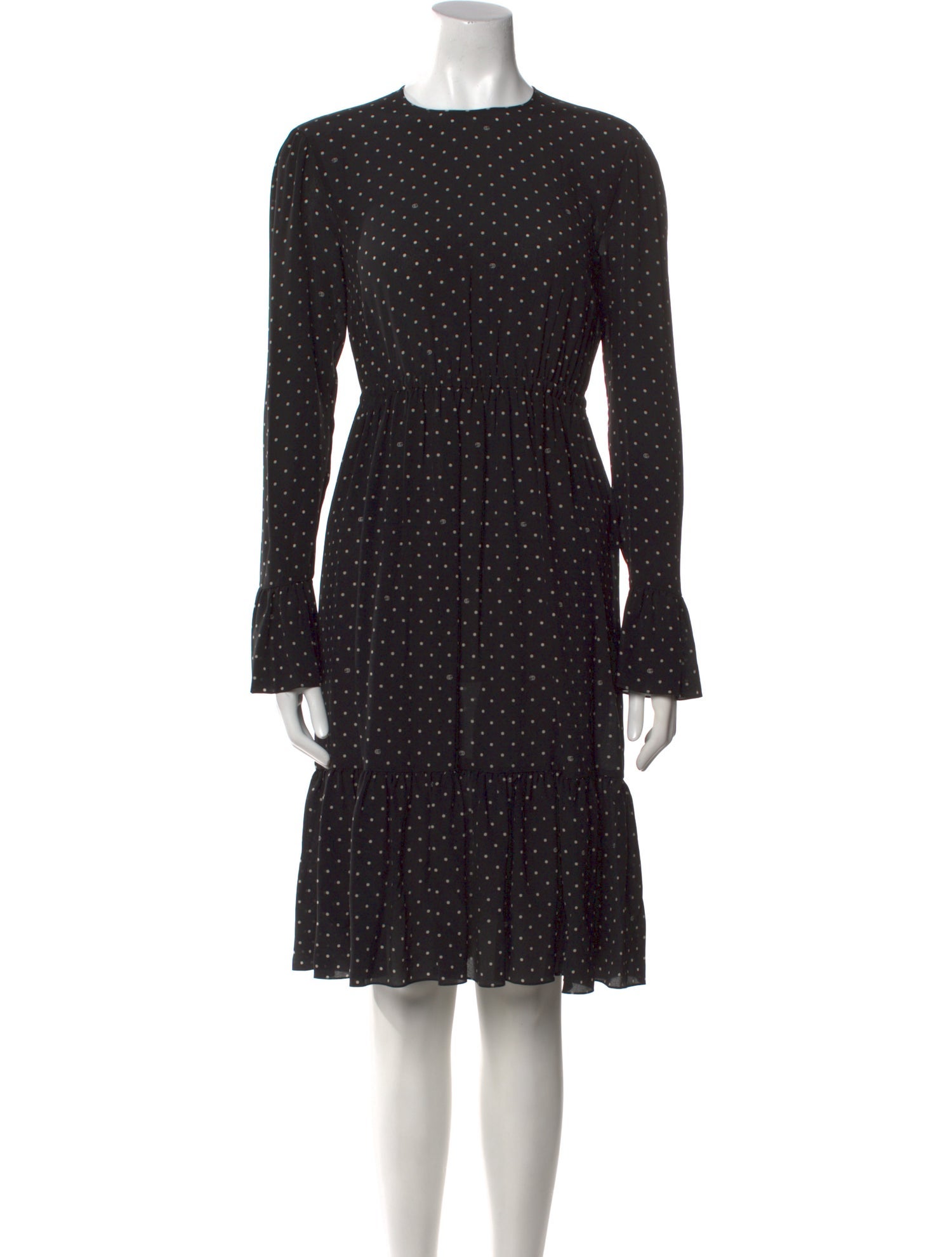 Gucci Polka Dot Knee-Length Dress w/ Tags