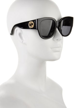 Gucci Interlocking G Logo Wayfarer Sunglasses