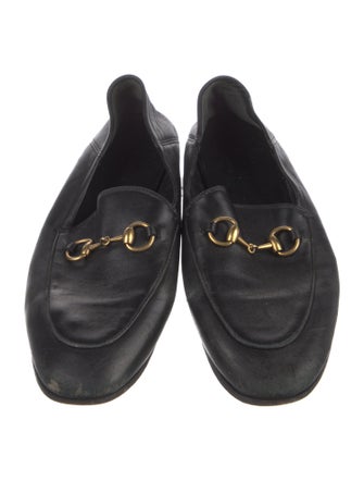 Gucci Horsebit Accent Leather Loafers