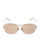 Gucci Interlocking G Logo Aviator Sunglasses