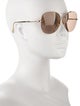 Gucci Interlocking G Logo Aviator Sunglasses