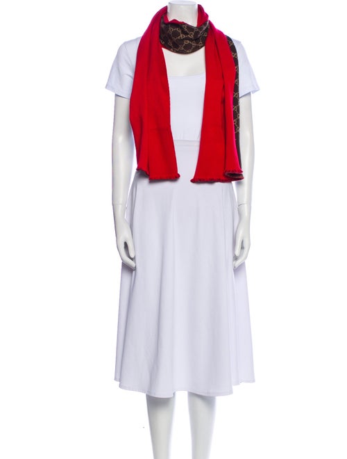 Gucci Wool GG Logo Scarf