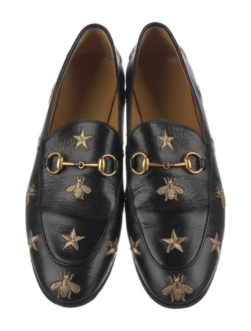 Gucci Horsebit Accent Leather Loafers