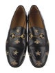 Gucci Horsebit Accent Leather Loafers