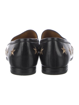 Gucci Horsebit Accent Leather Loafers