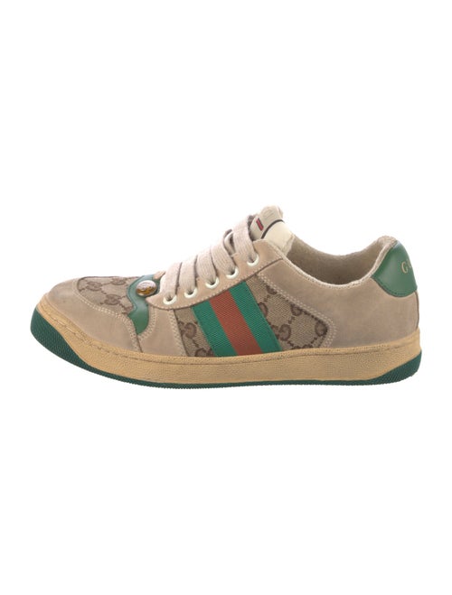 Gucci GG Canvas Suede Sneakers