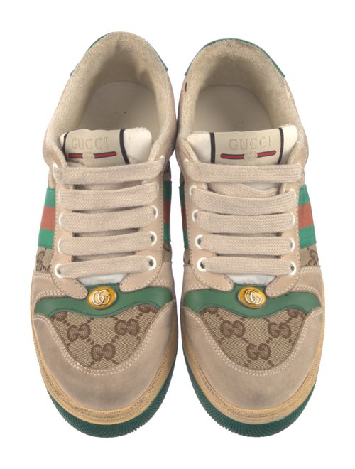 Gucci GG Canvas Suede Sneakers