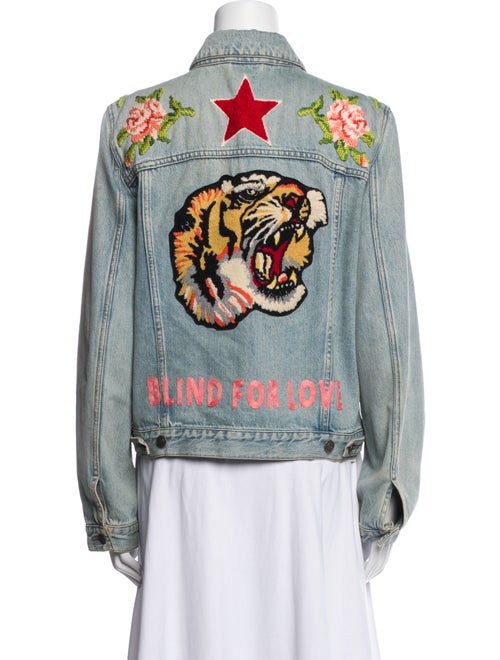 Gucci 2017 'Blind For Love' Denim Jacket