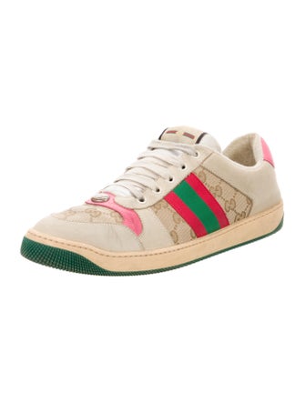 Gucci GG Canvas Suede Sneakers