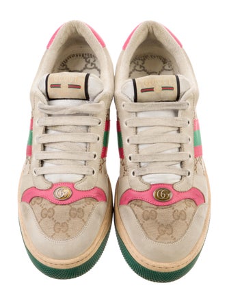 Gucci GG Canvas Suede Sneakers