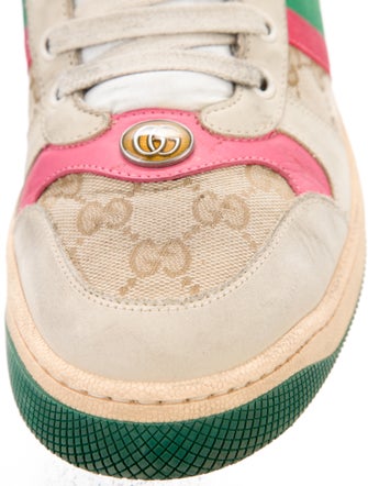 Gucci GG Canvas Suede Sneakers