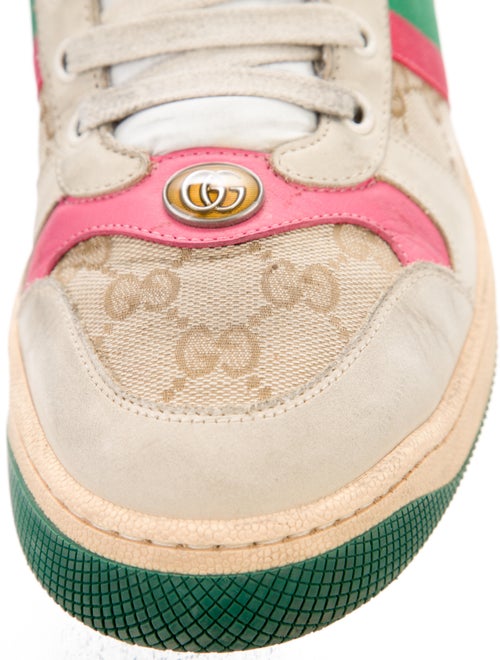 Gucci GG Canvas Suede Sneakers
