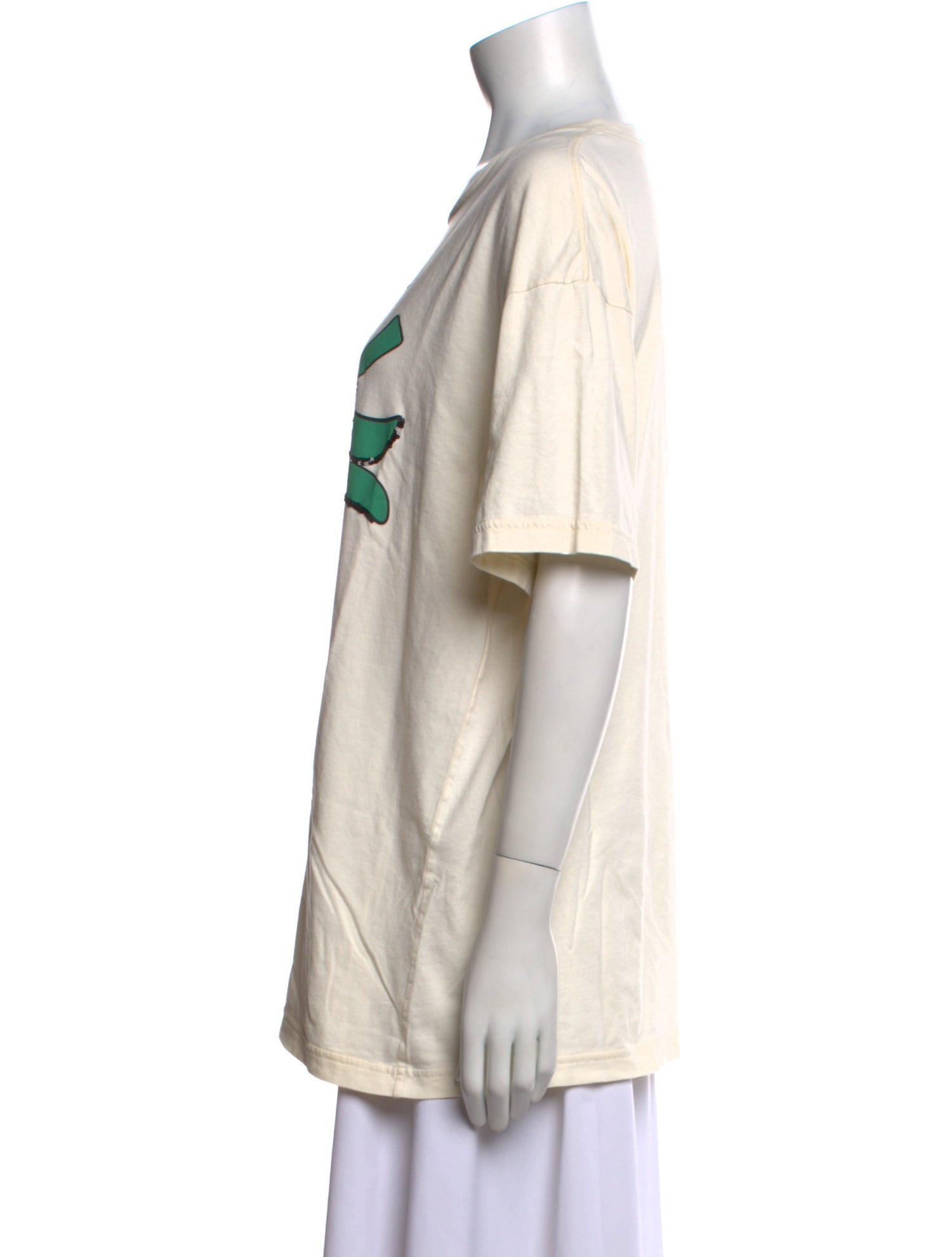 Gucci Graphic Print Crew Neck T-Shirt