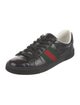 Gucci Web Accent Leather Sneakers