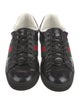 Gucci Web Accent Leather Sneakers