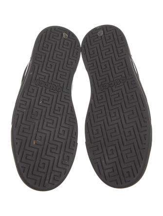 Gucci Web Accent Leather Sneakers
