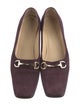 Gucci 1955 Horsebit Accent Suede Loafers
