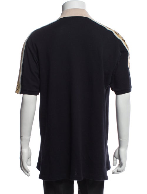 Gucci Interlocking G Logo Crew Neck Polo Shirt