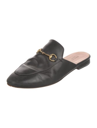 Gucci 1955 Horsebit Accent Leather Mules