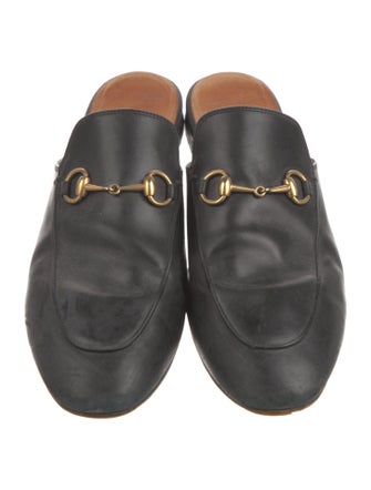 Gucci 1955 Horsebit Accent Leather Mules
