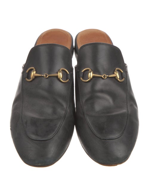 Gucci 1955 Horsebit Accent Leather Mules