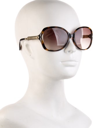 Gucci Interlocking G Logo Oversize Sunglasses