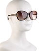 Gucci Interlocking G Logo Oversize Sunglasses
